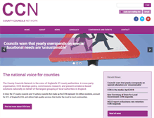 Tablet Screenshot of countycouncilsnetwork.org.uk